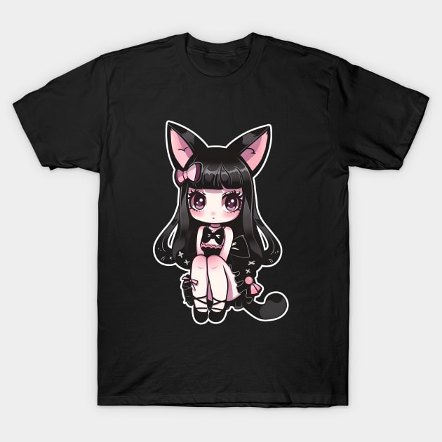 Neko chan vintage anime T-Shirt by beangeerie